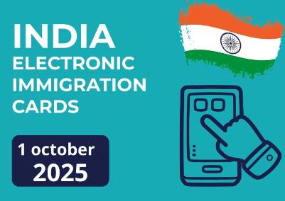 Индия запускает электронную миграционную карту прибытия для иностранных путешественников с 1 октября 2025